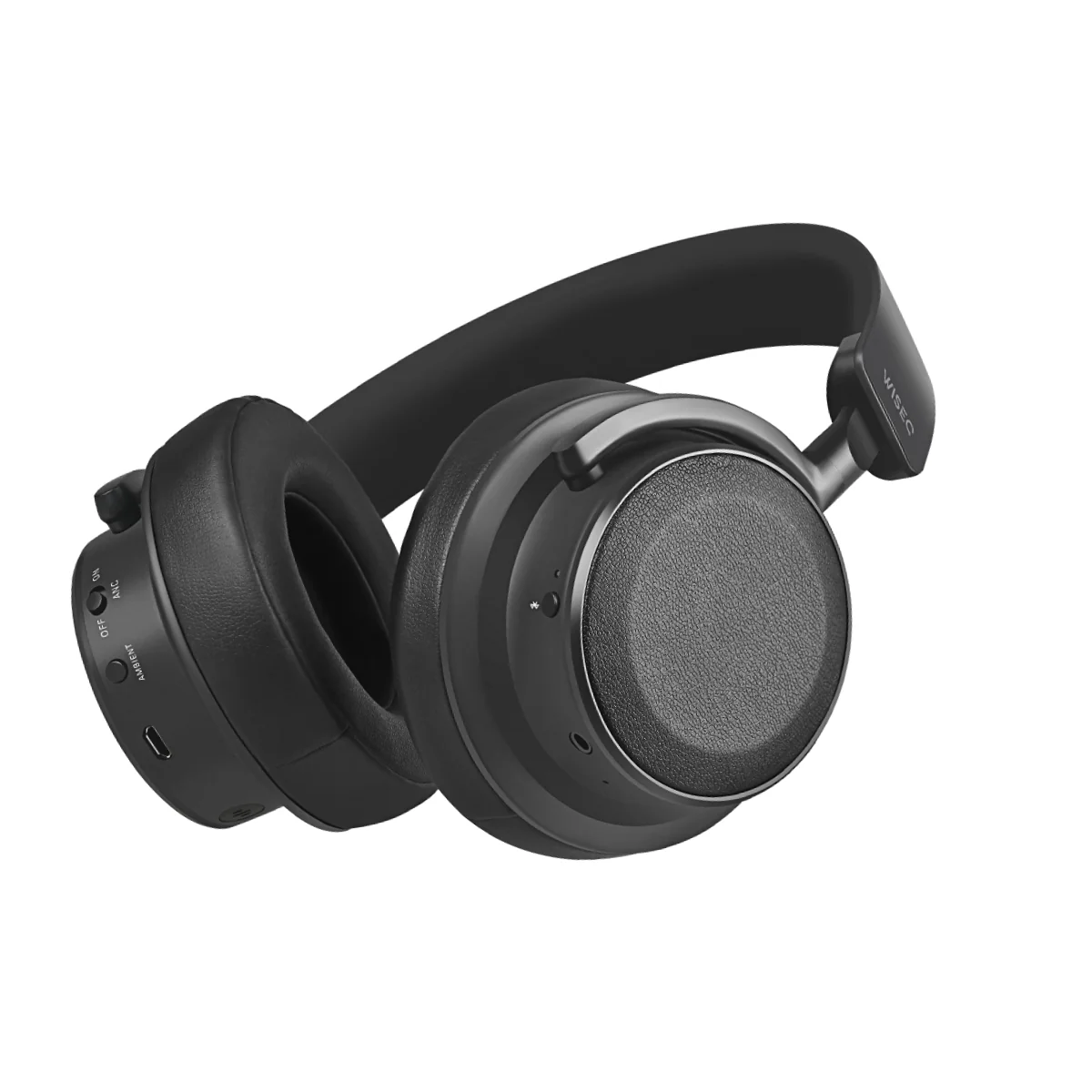 ANCx100 - Draadloze Koptelefoon Voor Volwassenen - Active Noise Cancelling – Zwart - Afbeelding 4