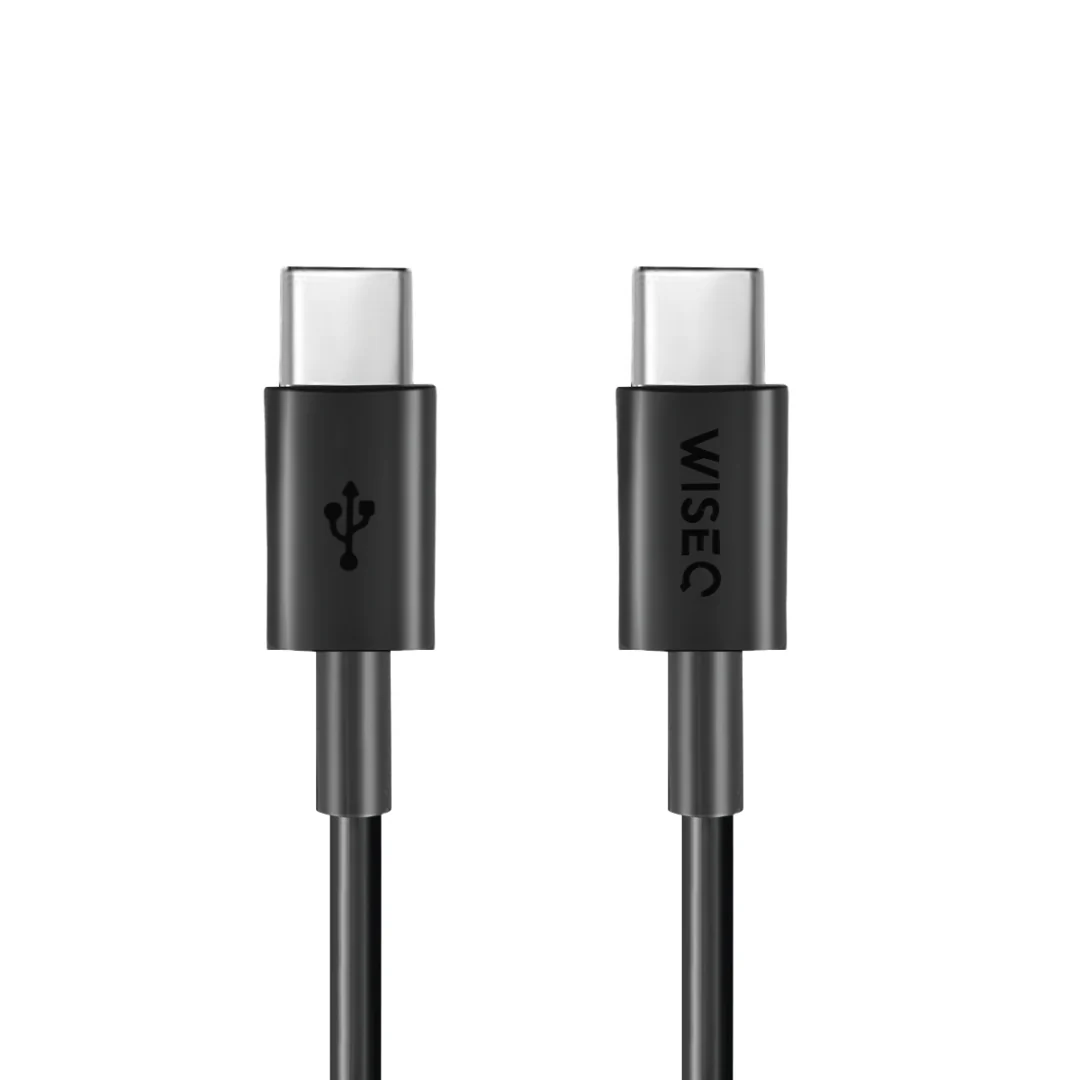 25W Snellader met USB C Oplaadkabel – Dual Port - 1 Meter - Zwart - Afbeelding 5